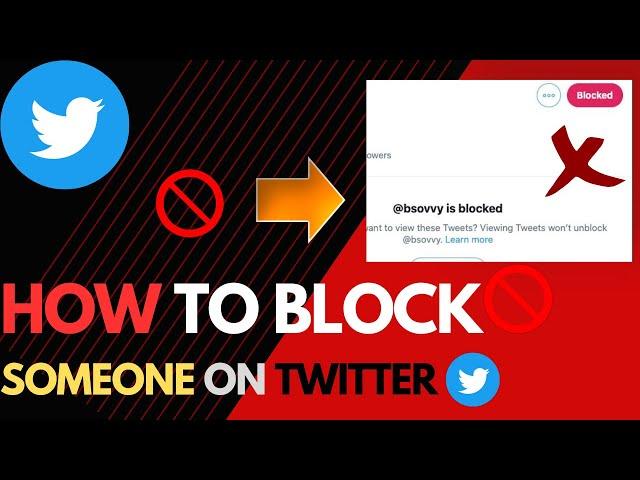 How to Block Someone on Twitter App on Laptop