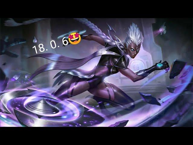 Пробная карта на Кэрри, первая игра на ней. Mobile Legends Bang Bang