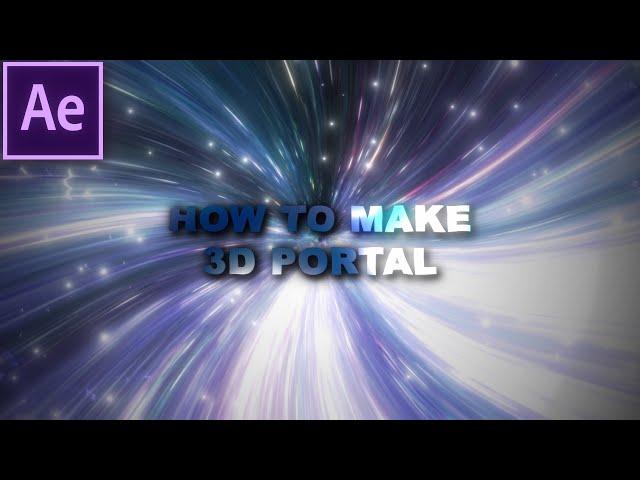 How To Make a Portal Tunnel In After Effects (EASY)