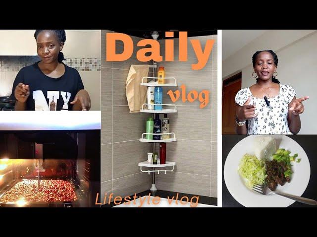 DAILY VLOG: Bathroom makeover, how to fry peanuts at home and cooking dinner #lifestyle #enjoylife