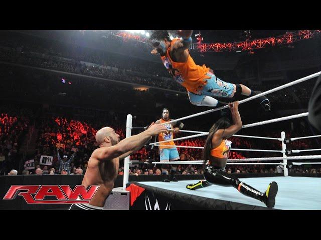 The Usos & Naomi vs. Cesaro, Tyson Kidd & Natalya: Raw, March 2, 2015