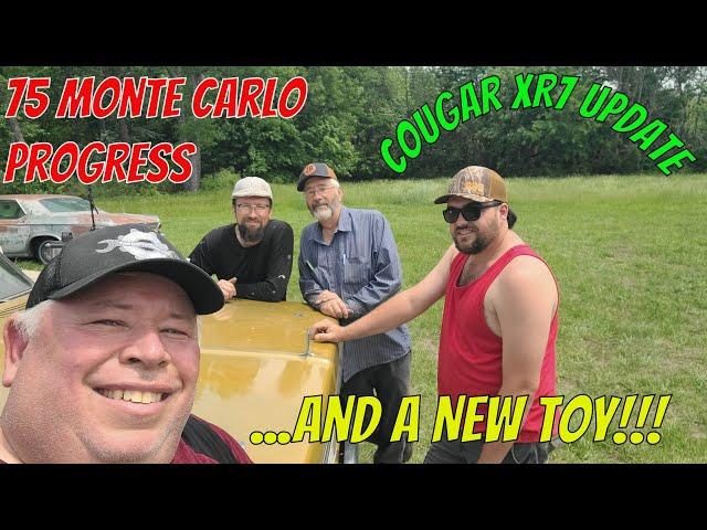 75 Monte Carlo Progress. Cougar XR7 Update. Plus we meet up with these characters and get a new toy!