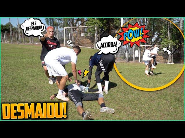 URGENTE: O GOLEIRO DESMAIOU NO FUTEBOL!!