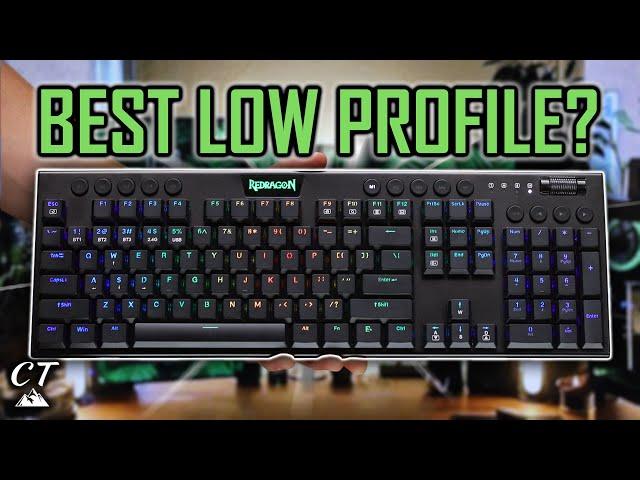 Best Value-Low Profile Gaming Keyboard!? Redragon K618 Horus Review!