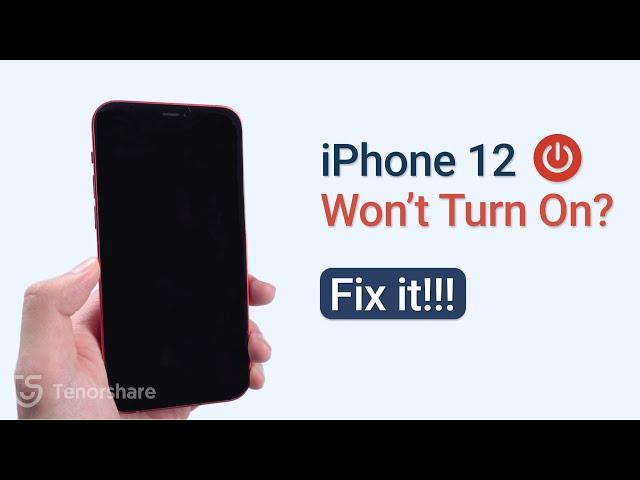 How to Fix iPhone 12 Won't Turn On 2023