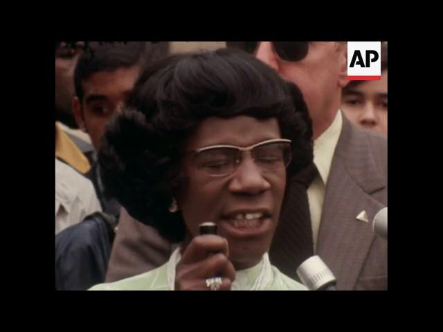 Shirley Chisholm campaigns in New York