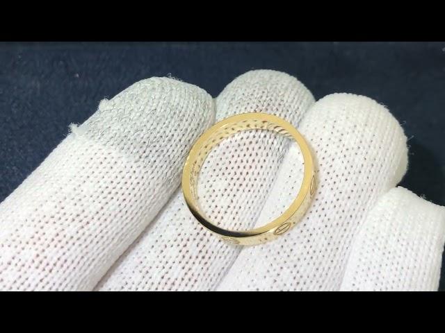 Unboxing Video | Cartier Love Ring, Yellow Gold