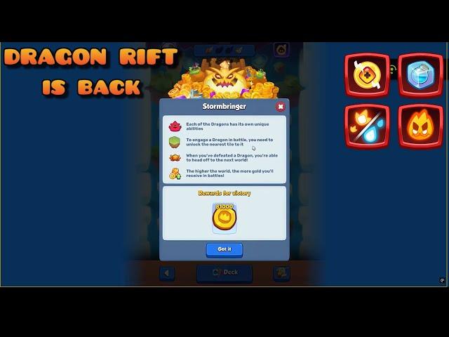 Dragon Rift 2.0 What's New? Rush Royale