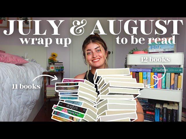 july wrap up + august tbr!