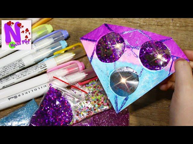 Самодельный POP IT Антистресс! Блестящий DIAMOND POP IT Алмаз! Как сделать! DIY POP IT Fidget! Nyuta