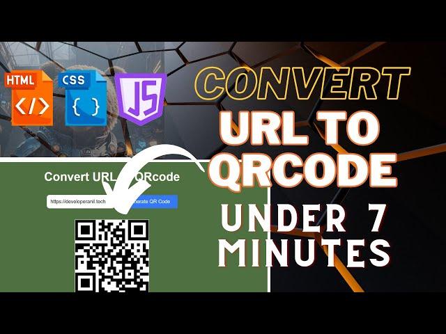 QR Code Generator: Turn Any Link into a QR Code in under 7 minutes#nepalideveloper #codingtutorial