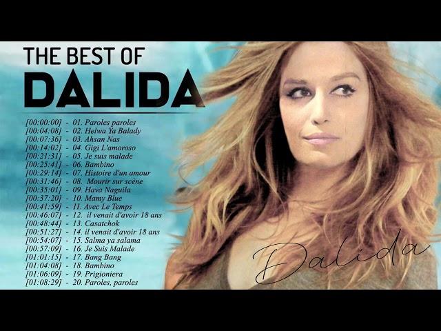 Dalida Greatest Hits Full Album    Top 20 30 Best Songs Of Dalida