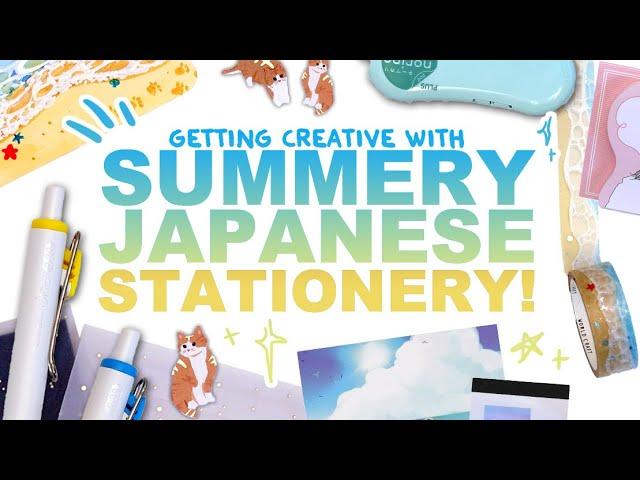 SUMMER VIBES AND CATS! | ZenPop! Japanese Stationery Unboxing