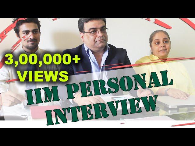 IIM Lucknow Personal Interview  Round - Re-enactment - MBA - Personal Interview - Manoj Jaiswal