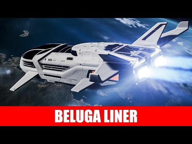 САМЫЙ БОЛЬШОЙ КОРАБЛЬ В ИГРЕ ЛАЙНЕР КЛАССА ЛЮКС ОБЗОР НА BELUGA LINER Elite Dangerous 2020