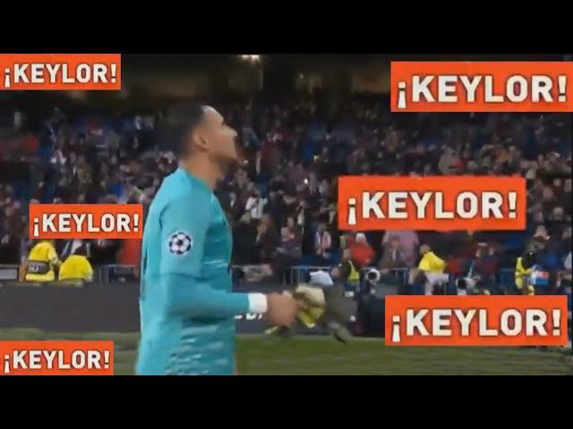 KEYLOR es OVACIONADO por el SANTIAGO BERNABEU - Madrid vs Psg 2 -2