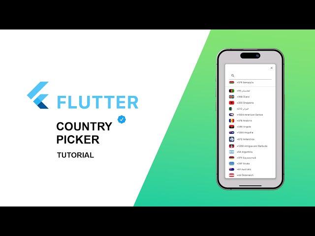 Flutter Country Code Picker