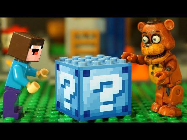 CHALLENGE for LEGO Minecraft Noobik and FANF Stop Motion Animation