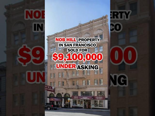 Nob Hill Hotel Sells for nearly 50% Off! | $19M Listing Closes for $9.9M 