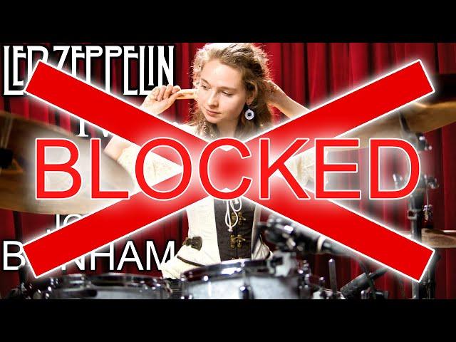 Led Zeppelin blocked my video.