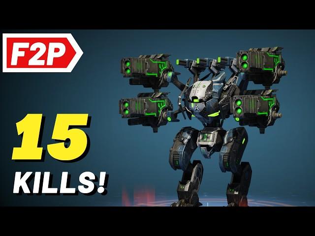 Typhon Hazard Makes 15 Kills - War Robots Free to Play Gameplay (No Commentary) WR F2P