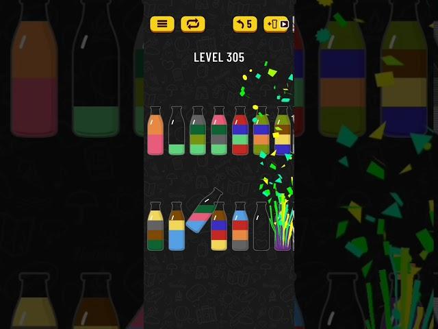 Soda Sort Puzzle Level 305 Walkthrough Solution Android/iOS