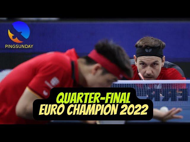 Quarter Final - Boll Timo GER vs Qiu Dang GER | Euro Champion 2022