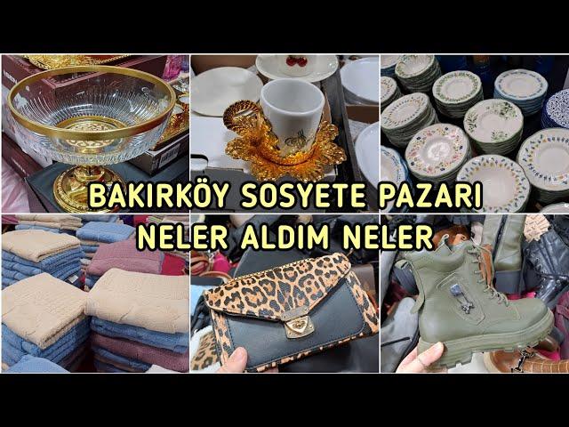 Bakırköy sosyete pazarı‼️yeni video‼️ kıyafet alışverişi  ayakkabı alışverişi ‼️çeyiz alışverişi