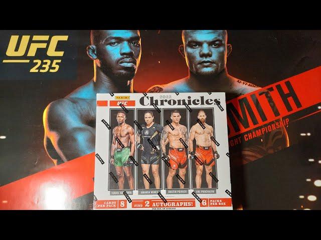 2022 Chronicles UFC Hobby Box  One Of One PULLED!!!  (Box 1)