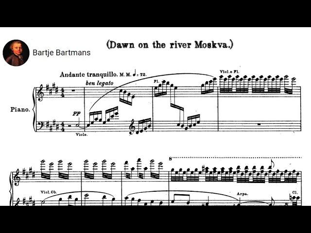 Modest Mussorgsky - Dawn on the Moskva River (1880)