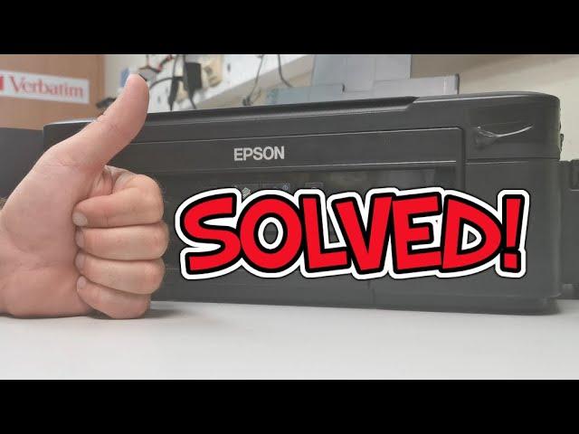 SOLVED | EPSON L210 | FIXED BLINKING INK LIGHT