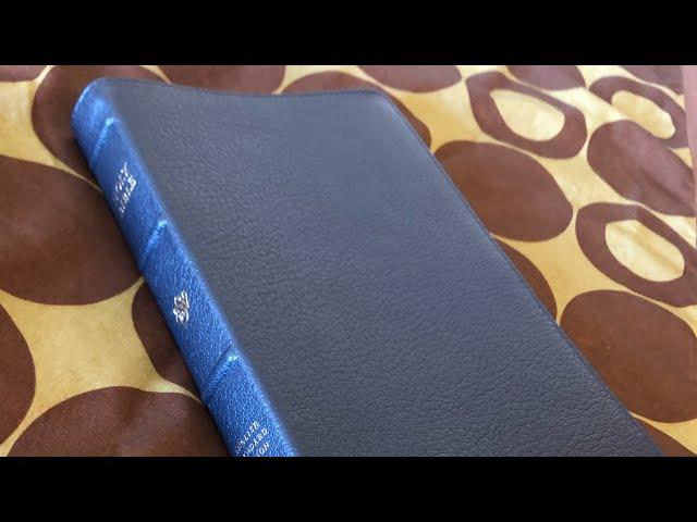 Crossway Heirloom Bible Review (Blue Goatskin)