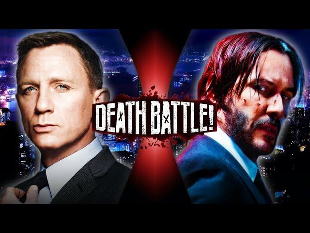 James Bond VS John Wick | DEATH BATTLE!