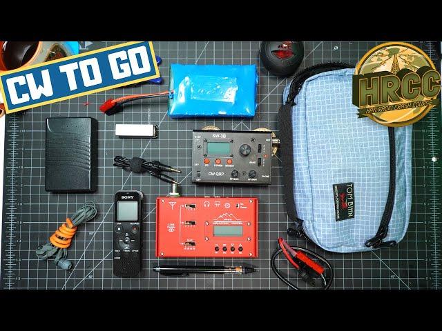 My Morse Code (CW) Ham Radio Go Bag