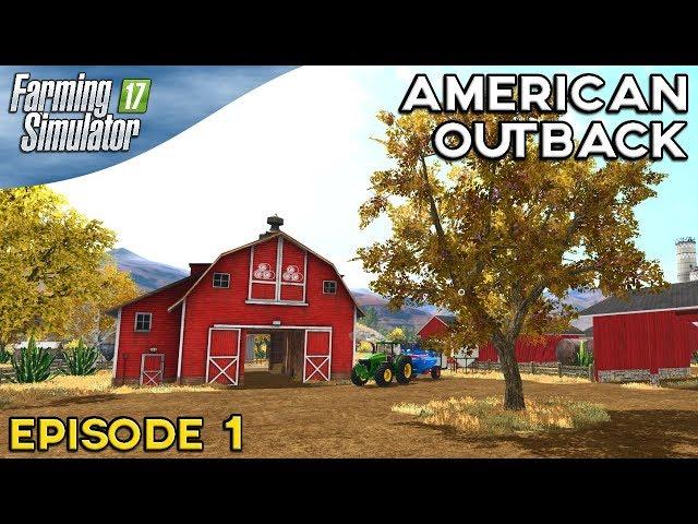 Farming Simulator 17 Timelapse - American Outback Episode 1