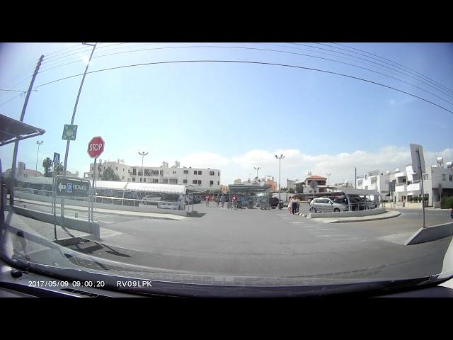 Driving to Lidl in Larnaca