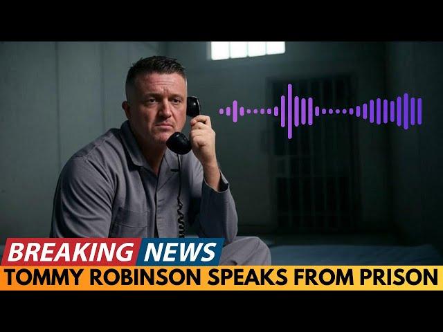 BREAKING NEWS: TOMMY ROBINSON SPEAKS FROM PRISON [FULL AUDIO]