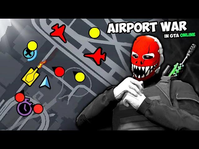 MK1 King vs HUGE WAR At The Airport I GTA Online 10vs2