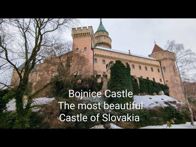 The most beautiful Slovakian Castle Bojnice - Full tour includes interious with en commentary+sbt