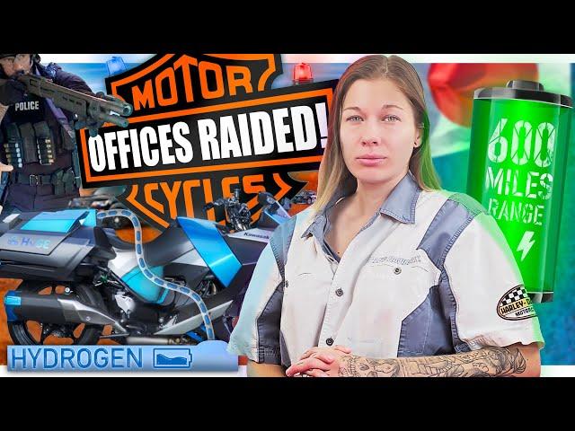 Moto News || Harley Offices Raided, Hydrogen Motorcycle, 600 Mile Range EV Battery & MUCH MORE