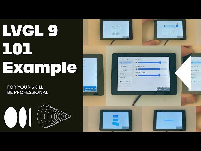 LVGL Tutorial with ESP32, We can understand better and faster through LVGL Examples #LVGL #UI