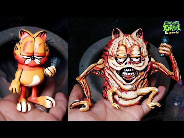 [FNF] Making Garfield & Gorefield Sculptures Timelapse [VS Gorefield] Friday Night Funkin' Scp 3166