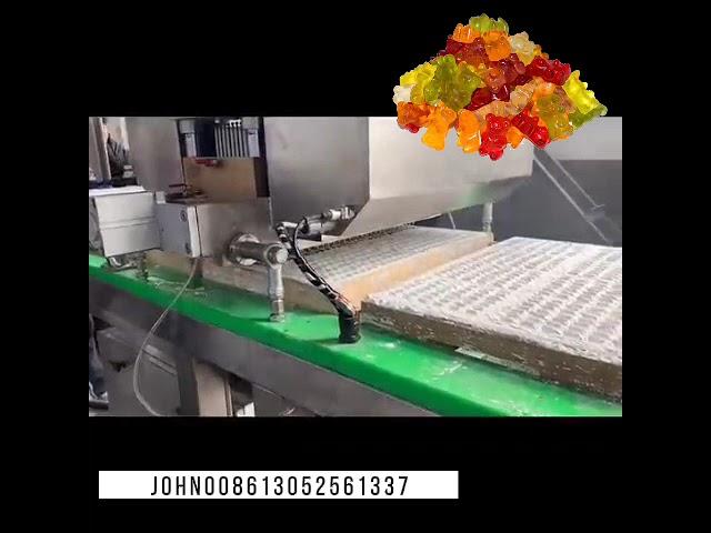 Starch Mogul Gummy Production Line, Semi automatic Starch gummy making machine, jelly candy machine