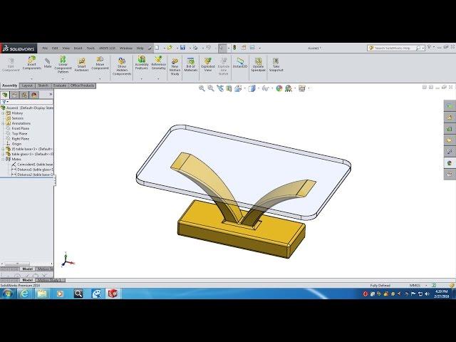 Table design solidworks