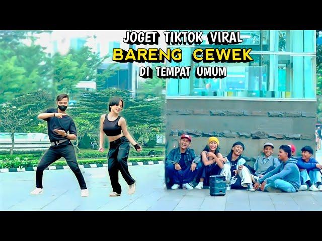 JOGET TIKTOK VIRAL BARENG CEWEK DI TEMPAT UMUM.. NGAKAK PARAH