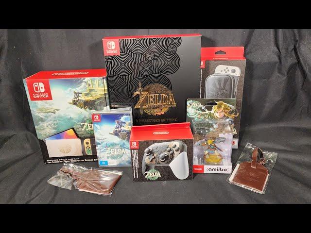 Unboxing: The Legend of Zelda: Tears of the Kingdom Collector's Edition for Nintendo Switch