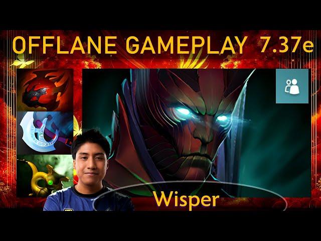  7.37e Wisper Terrorblade |K+A-D - 20 KP - 105%| Offlane Gameplay - Dota 2 Top MMR