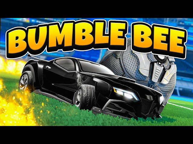 New BEST DLC Freestyling Car In Rocket League? |  Transformers Bumble Bee Montage