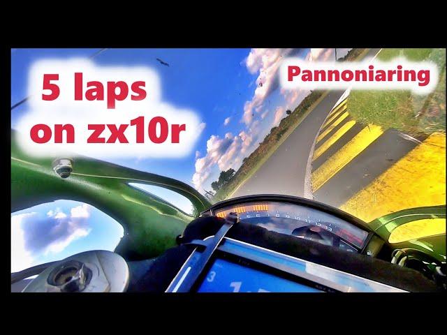 A few laps onboard Kawasaki zx10r @ Pannoniaring | 1,58 | Michał Kurek - KUREK Motorsport | Motovlog