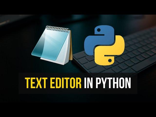 Simple GUI Text Editor in Python